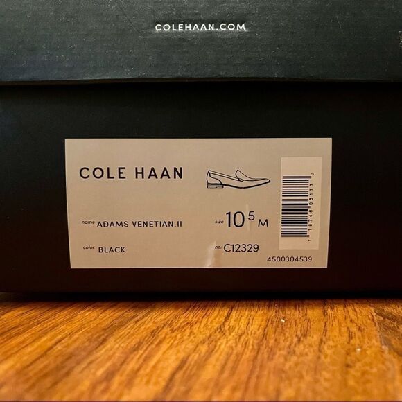 Cole Haan Black Leather Loafer Shoes Size 10.5M - Picture 7 of 7